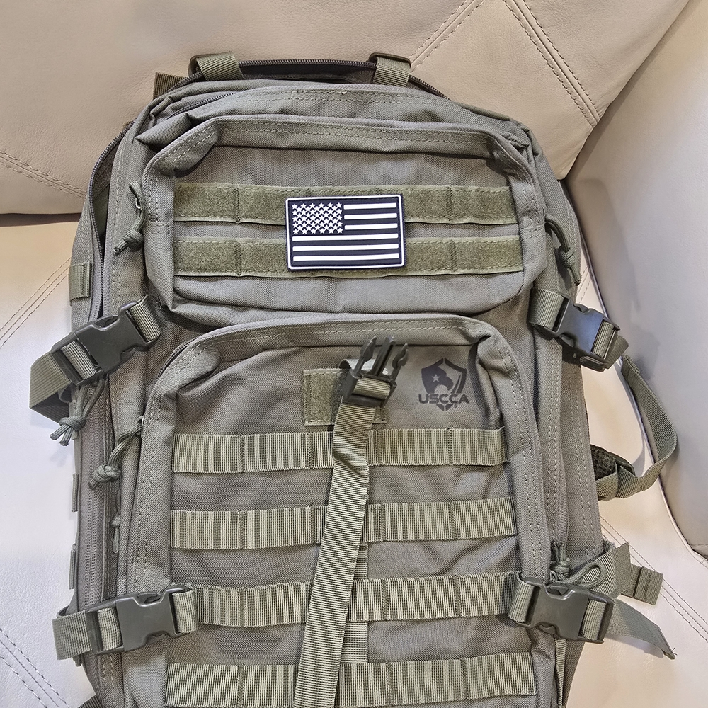 Military Style Green Backpack